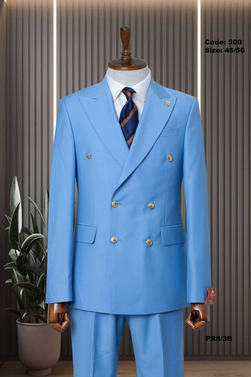Modern Fit Double-Breasted Suit