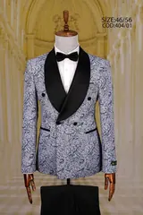 Floral Pattern Shawl Lapel Men's Tuxedo – view 1