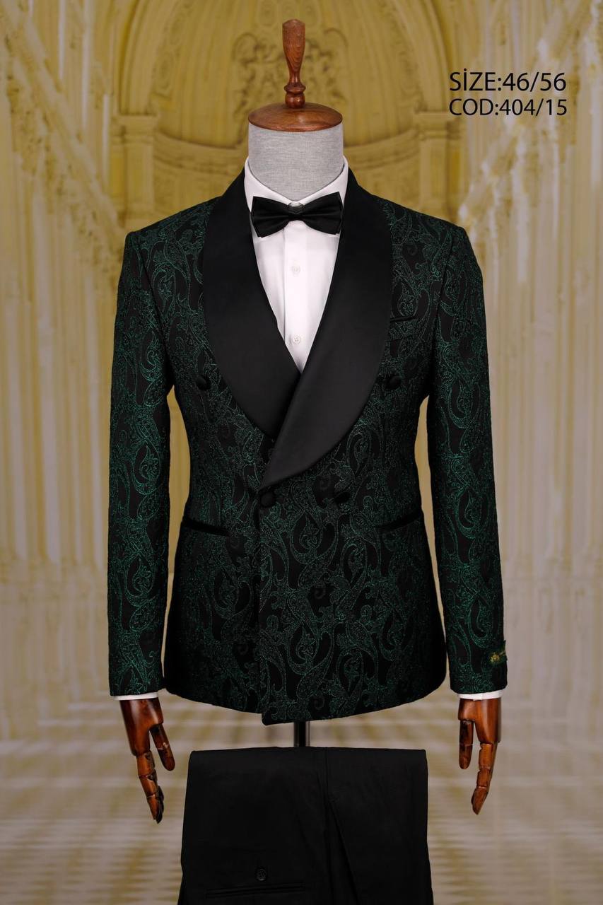 Floral Pattern Shawl Lapel Men's Tuxedo thumbnail