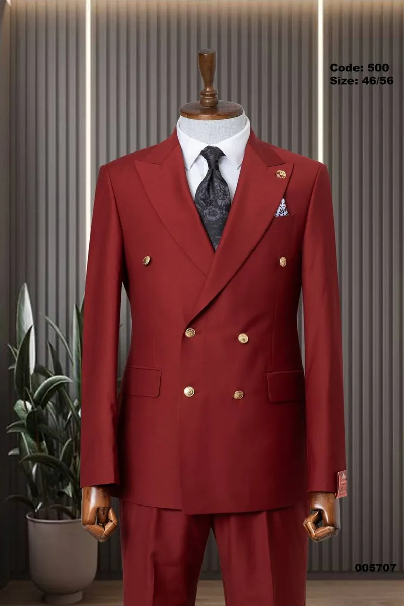 Modern Fit Double-Breasted Suit – view 2