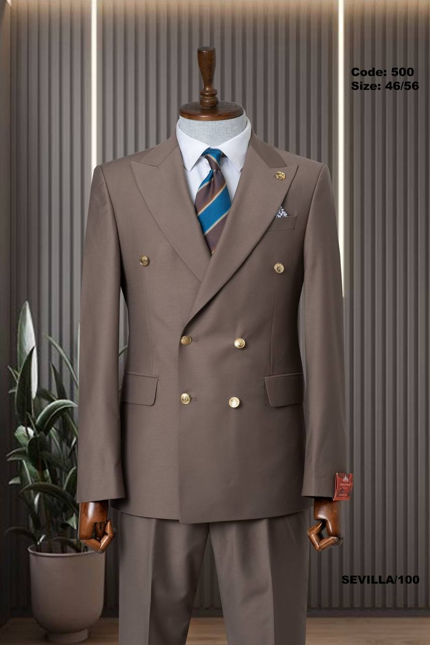 Modern Fit Double-Breasted Suit thumbnail