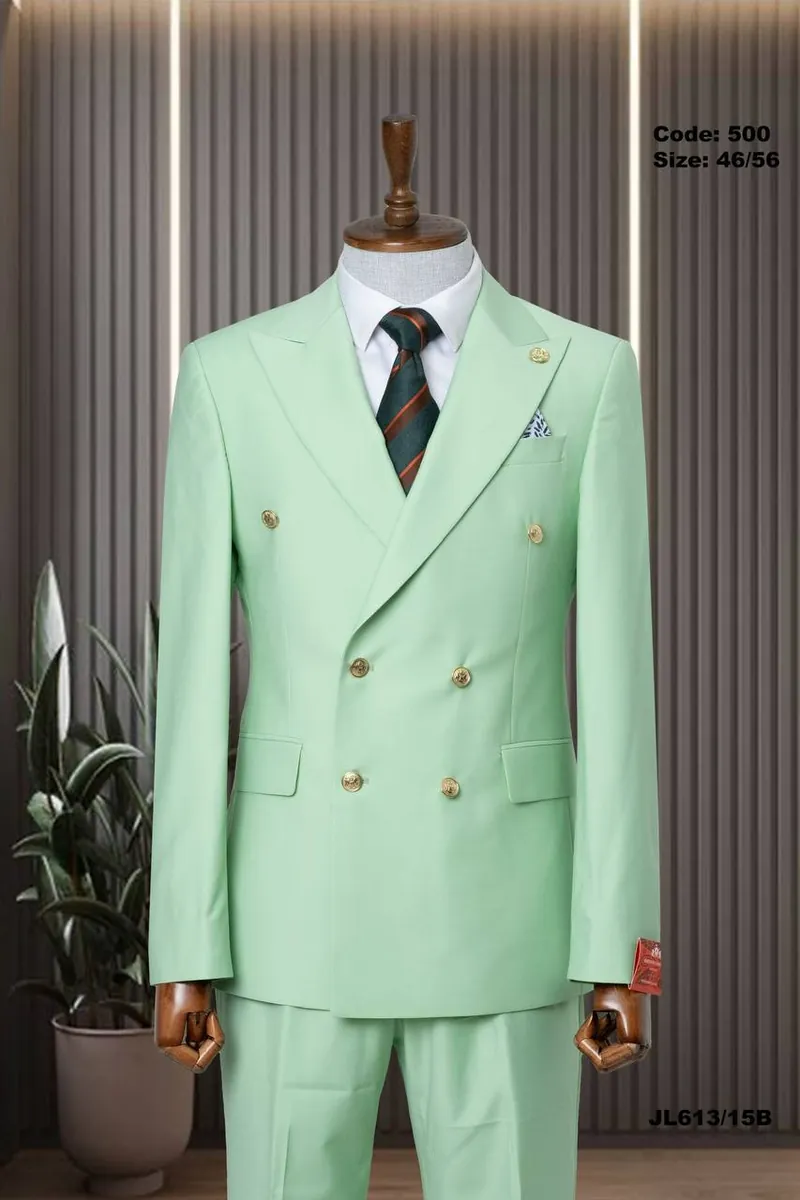 Modern Fit Double-Breasted Suit – view 4
