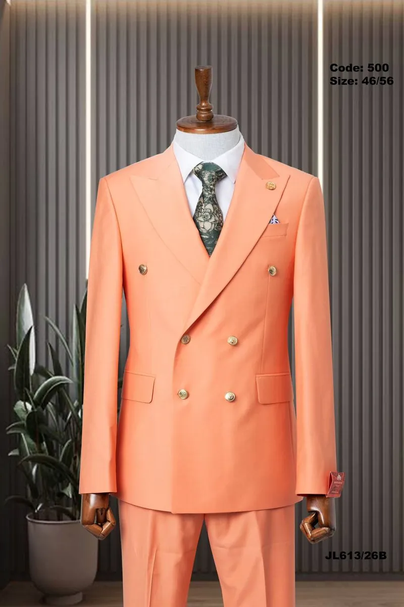 Modern Fit Double-Breasted Suit – view 7