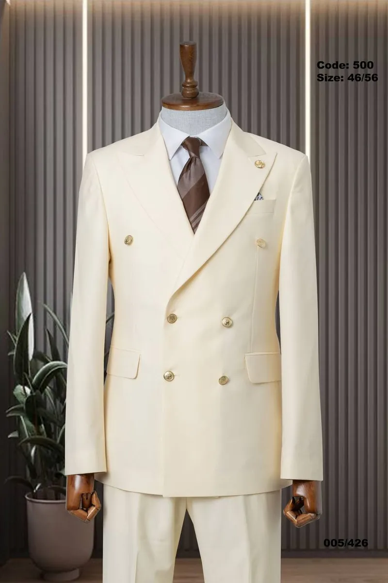 Modern Fit Double-Breasted Suit – view 10