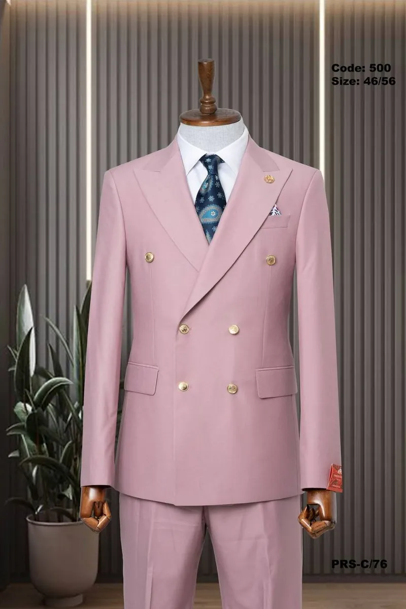 Modern Fit Double-Breasted Suit – view 8