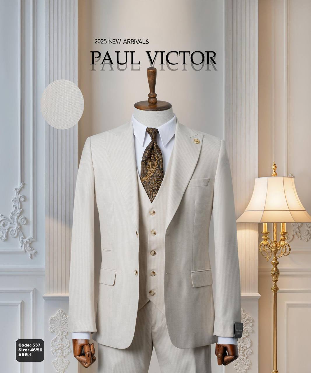 Modern Cut Three Piece Slim Fit Men's Suit thumbnail