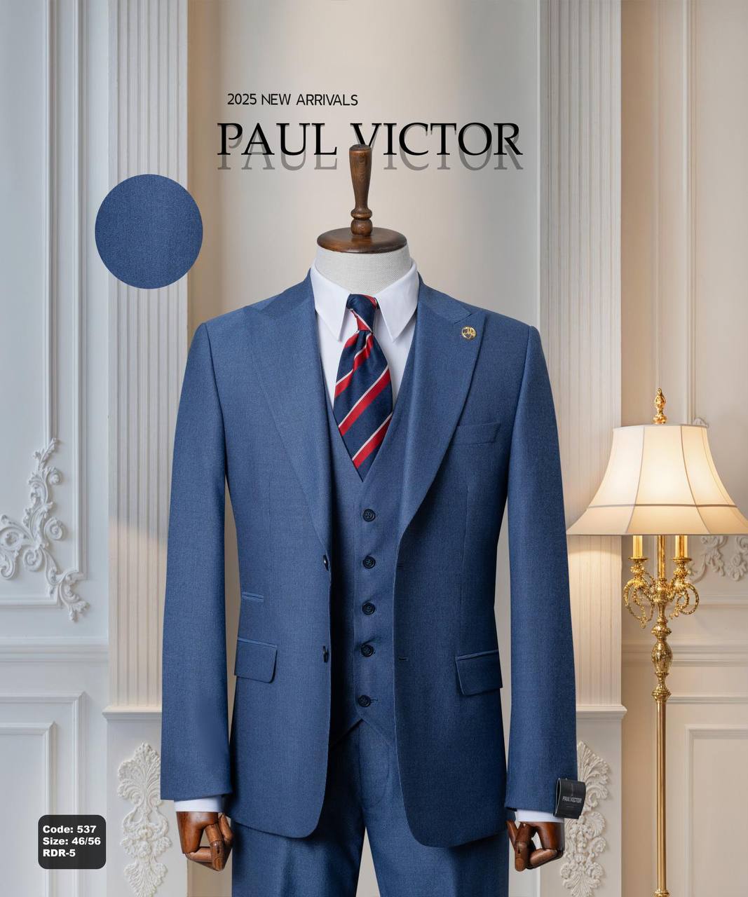 Modern Cut Three Piece Slim Fit Men's Suit thumbnail