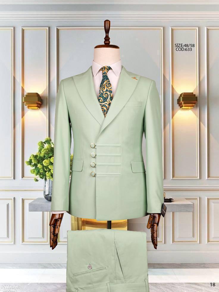Four-Button Special Cut Slim Fit Modern Men'sSuit thumbnail