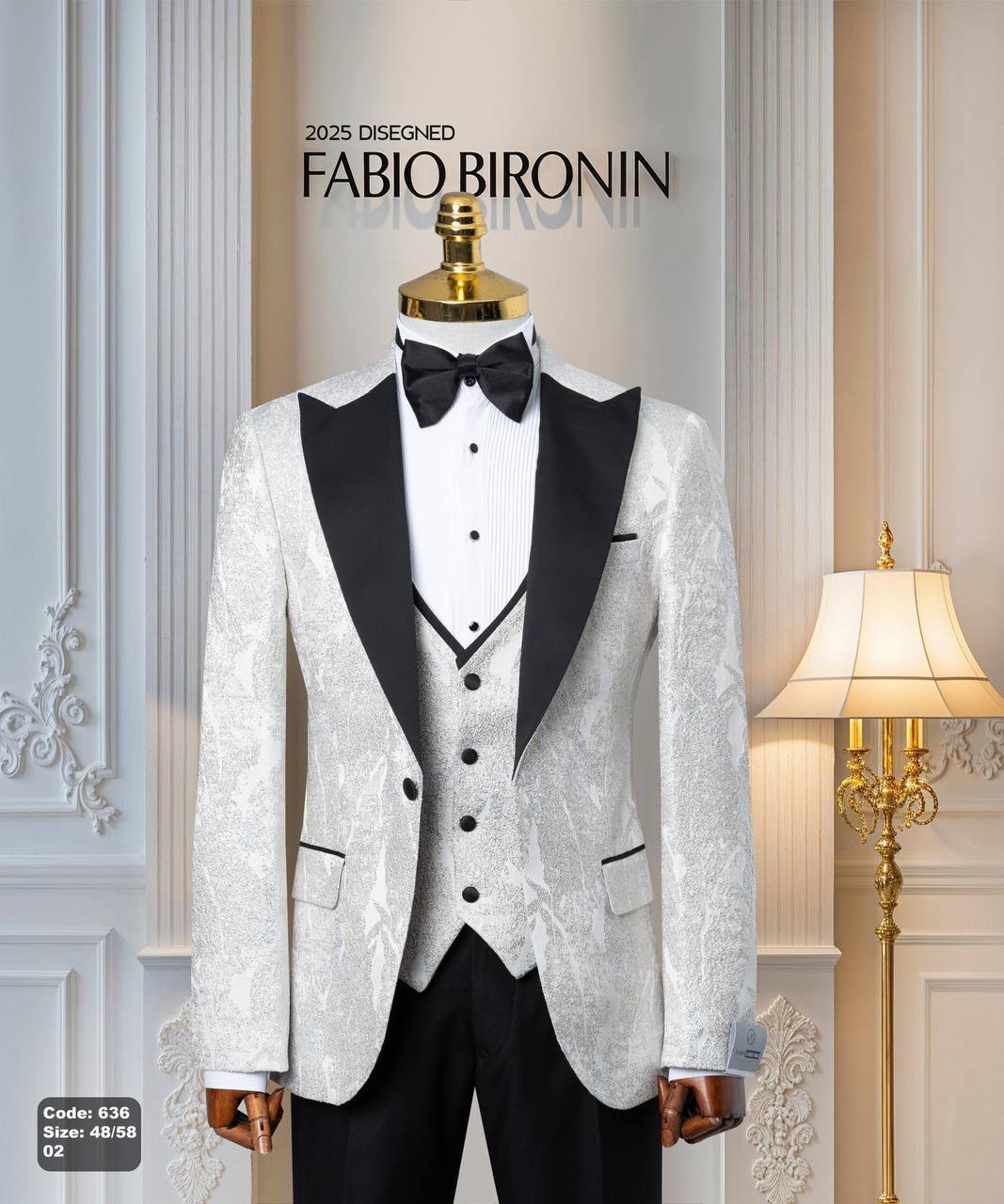 Shawl Lapel Glitter Ceremony Tuxedo with Matching Vest thumbnail