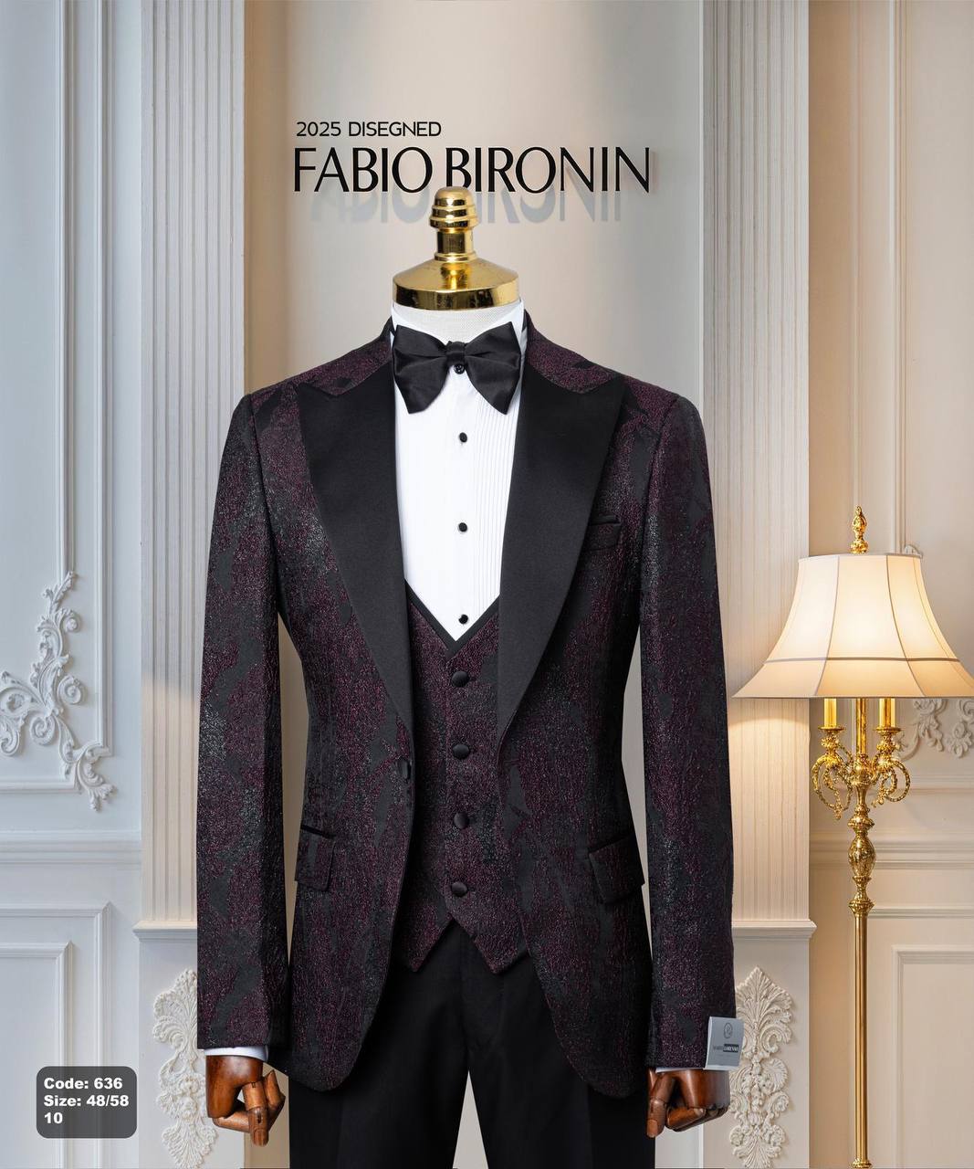 Shawl Lapel Glitter Ceremony Tuxedo with Matching Vest thumbnail